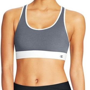 New Grey Mesh Sports Bra Size: L